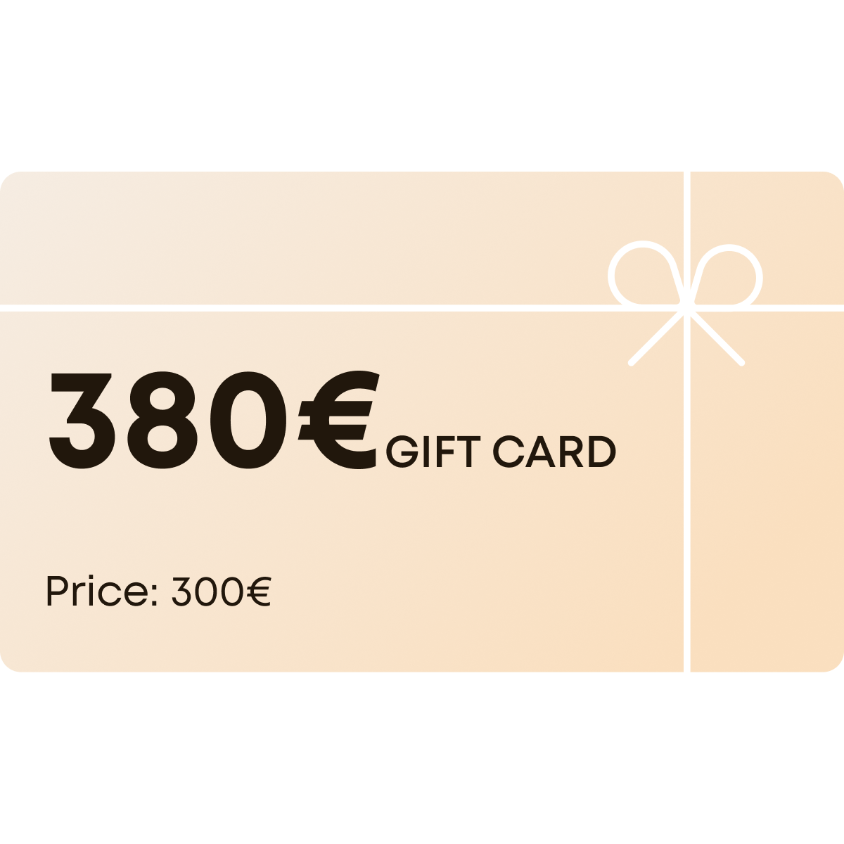 Giftcard (380€)