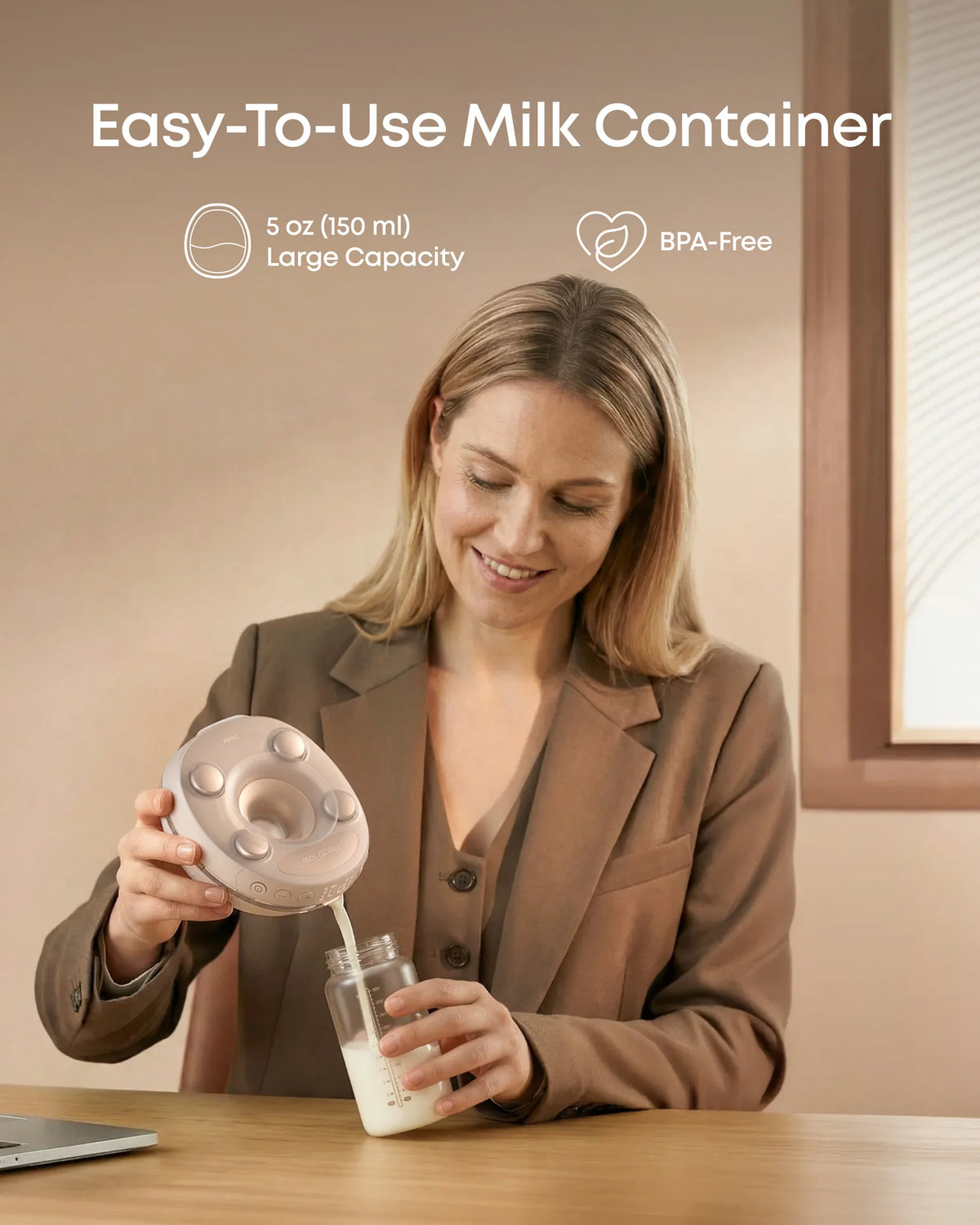 eufy Breast Pump S2 / S2 Pro Milk Container (5 oz, 2-Pack)